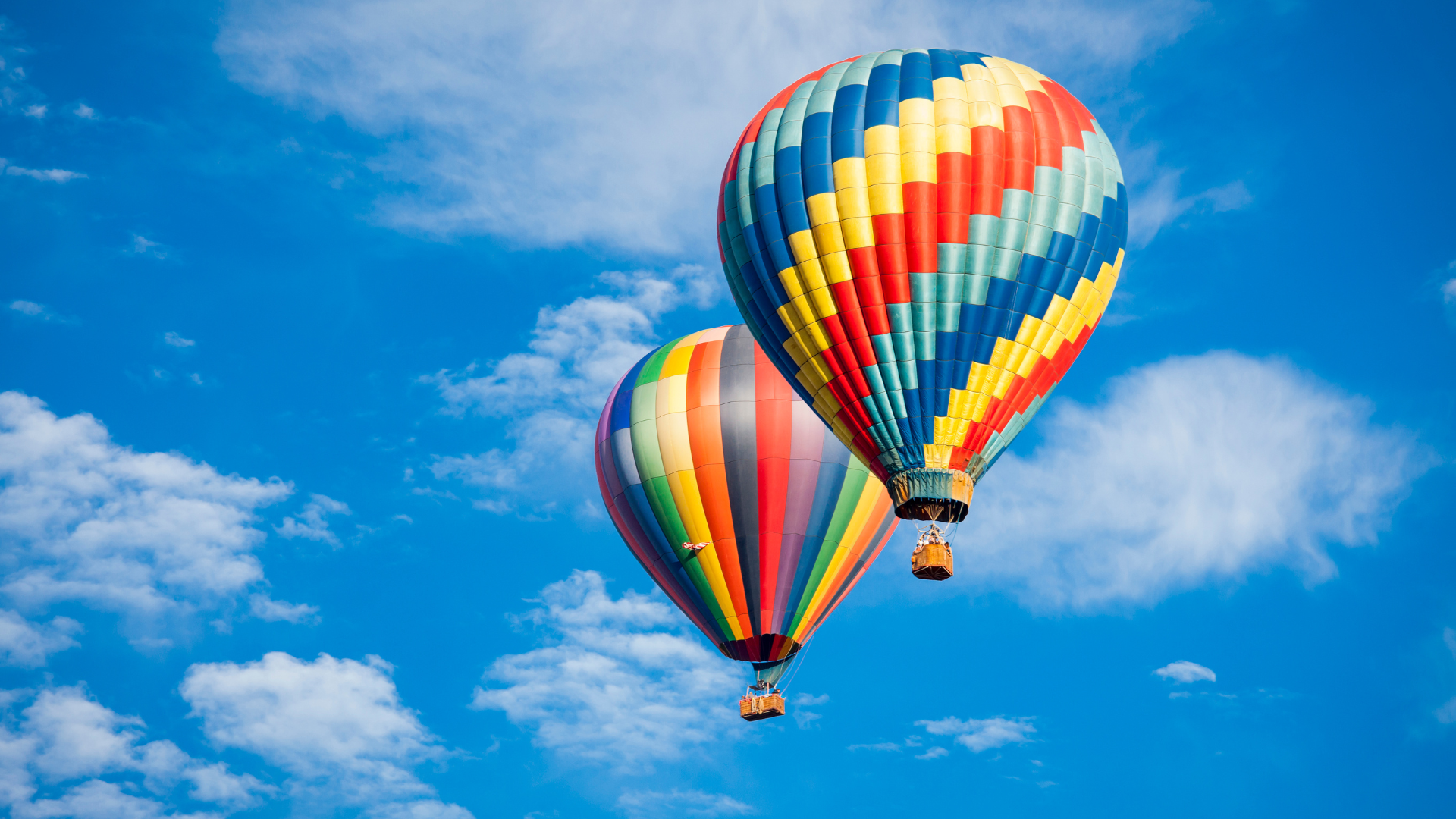 Hot Air Ballooning over Pokhara Valley at Sunrise